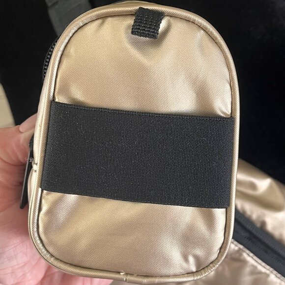 Gold Calpak Mini Belt Bag with Backpack Key Pouch - Picture 4 of 6